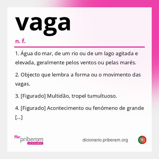 Significado de vaga